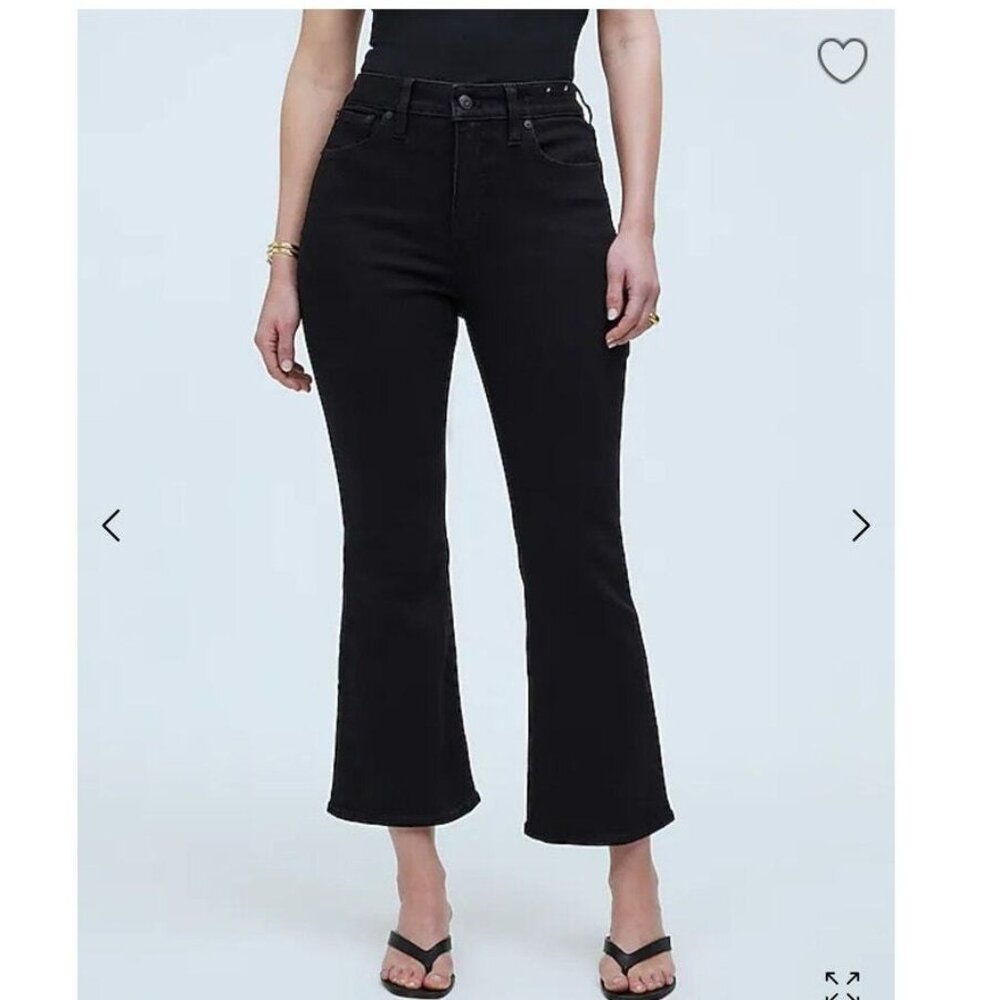 Madewell Plus Mid Rise Kick Out Crop Jeans